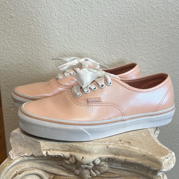 Womens peach shimmer vans - Picture 2 of 5